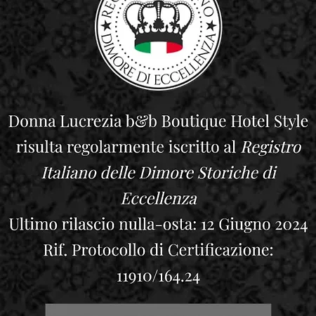 Donna Lucrezia Bed & Breakfast 4*
